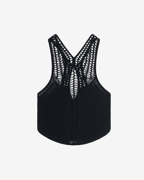 iro PULL EN MAILLE COL V BLA01