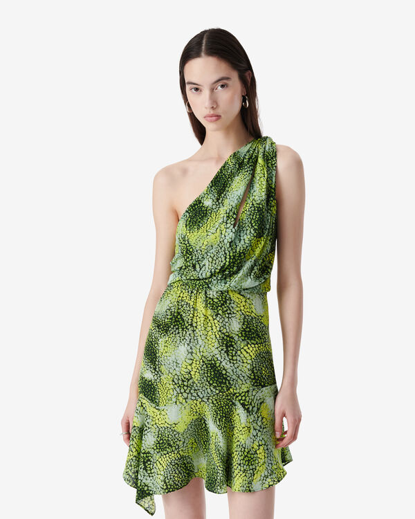 Iro ROBE ASYMÉTRIQUE À IMPRIMÉ GRE02