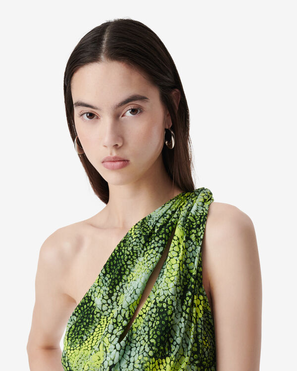 Iro ROBE ASYMÉTRIQUE À IMPRIMÉ GRE02