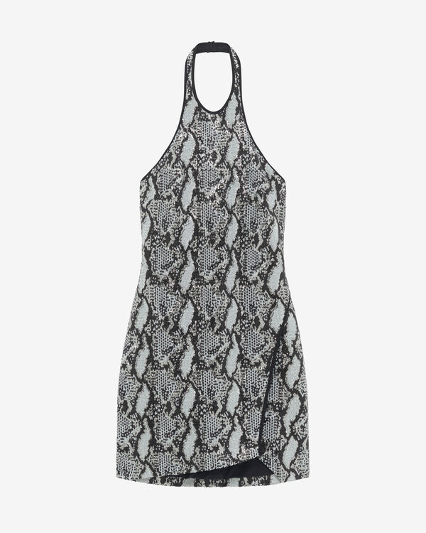 iro ROBE COURTE À SEQUINS BLA80