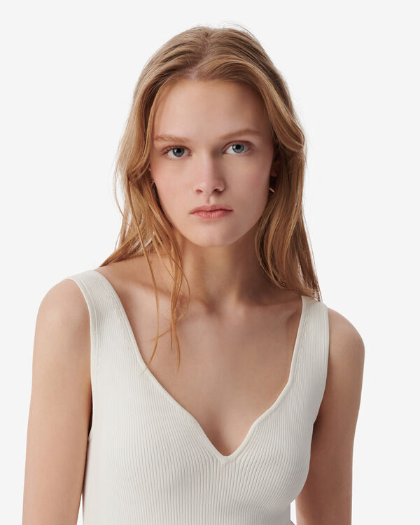 Iro ROBE COURTE CÔTELÉE BLA01