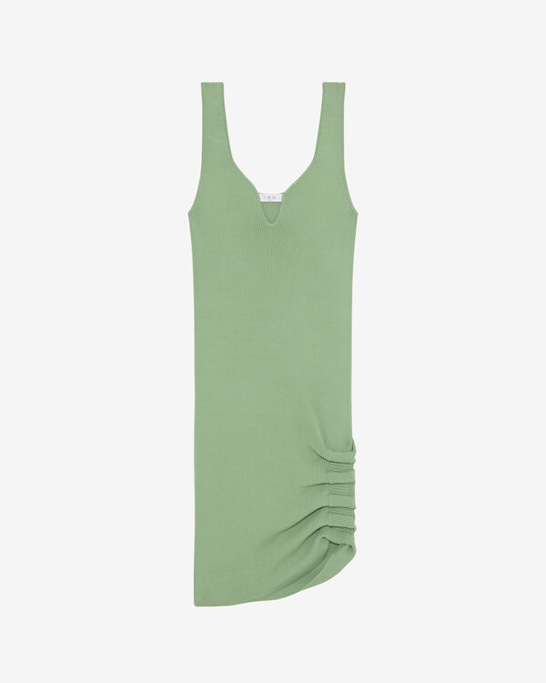 iro ROBE COURTE CÔTELÉE RED10