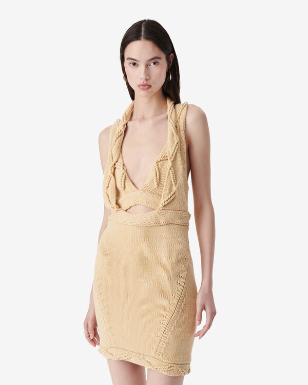 Iro ROBE COURTE EN TRICOT YEL02