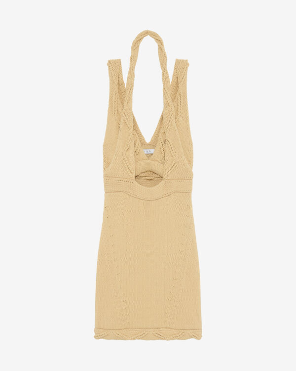 iro ROBE COURTE EN TRICOT YEL02