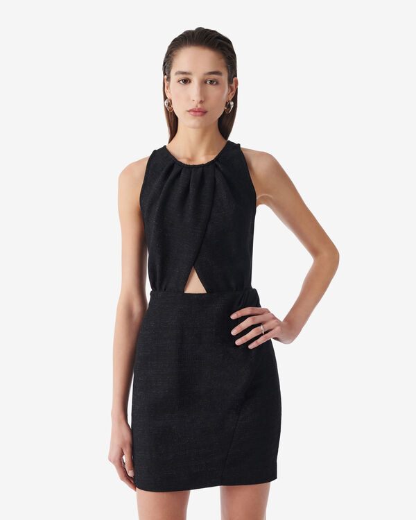 Iro ROBE COURTE LUREX BLA05