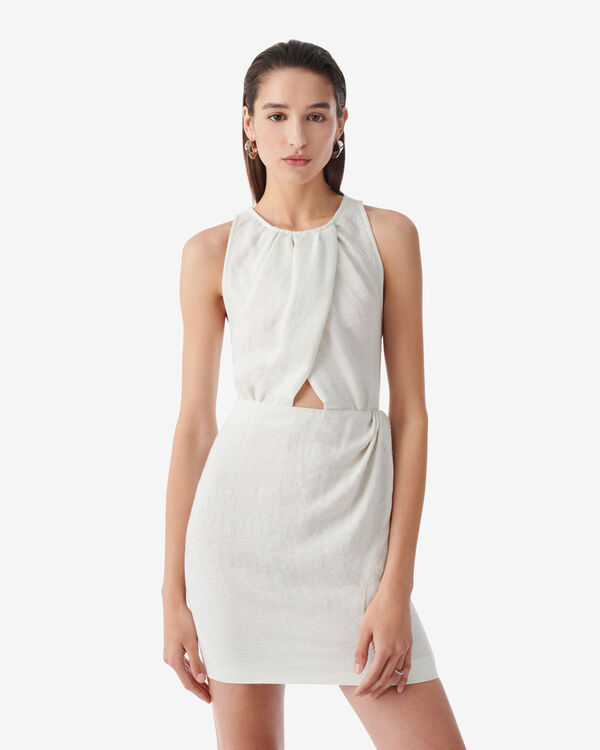 Iro ROBE COURTE LUREX BLA05