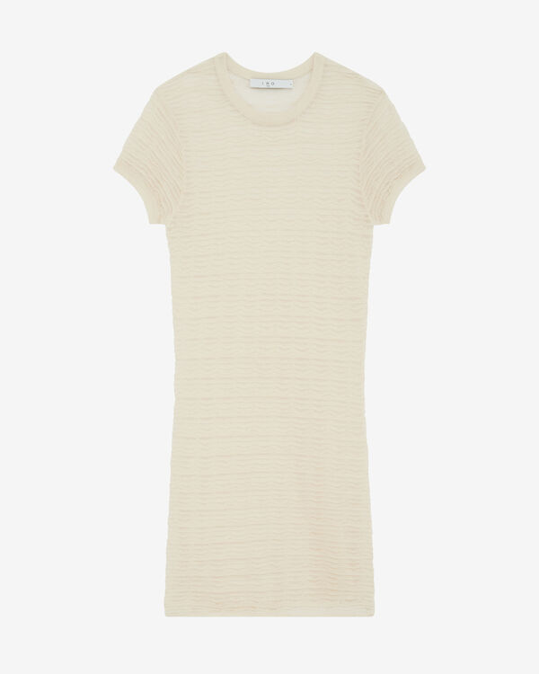 iro ROBE COURTE TEXTURÉE ECR01