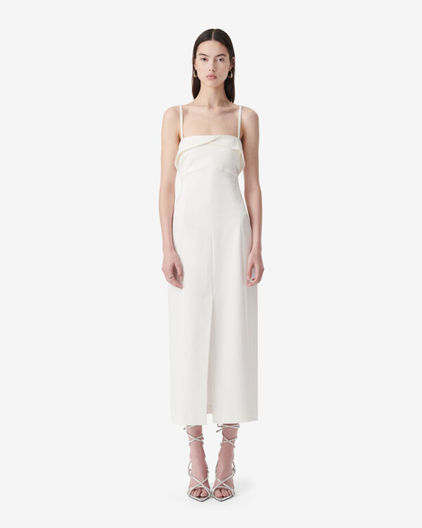 Iro ROBE LONGUE À BRETELLES BLA01