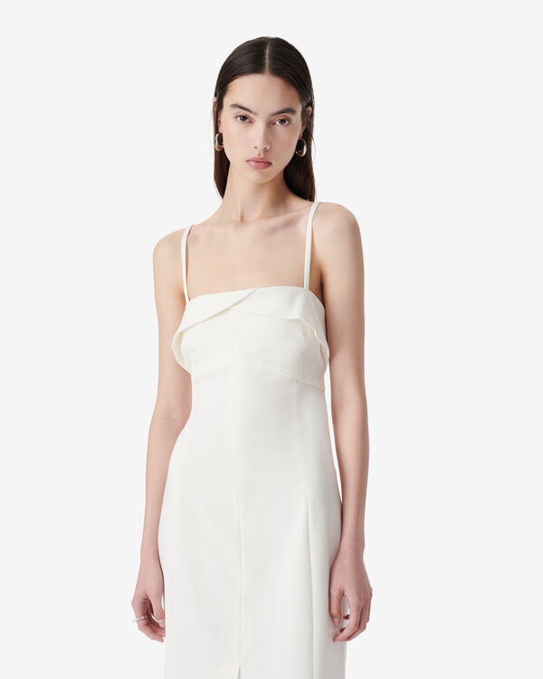 Iro ROBE LONGUE À BRETELLES BLA01