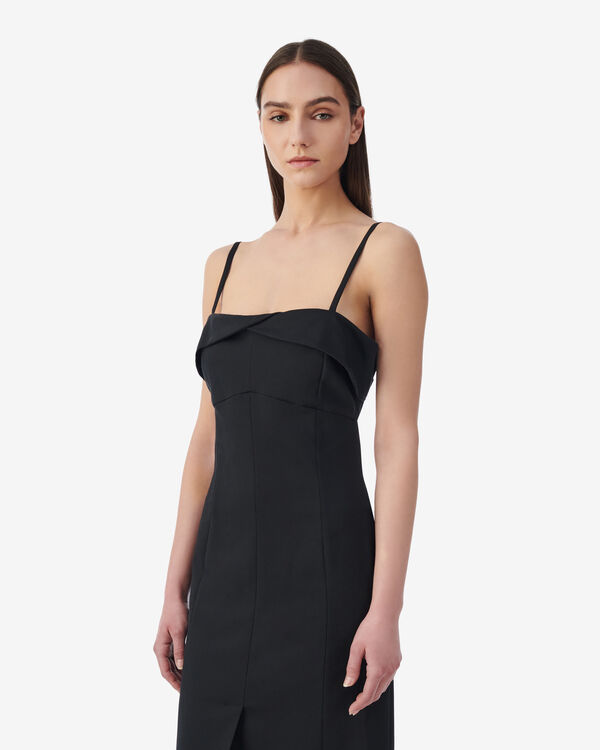 Iro ROBE LONGUE À BRETELLES BLA01