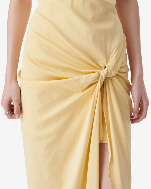 Iro ROBE LONGUE À BRETELLES YEL02