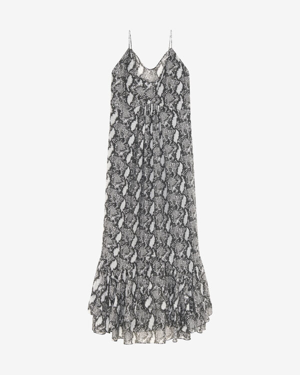 iro ROBE LONGUE À IMPRIMÉ BLA80