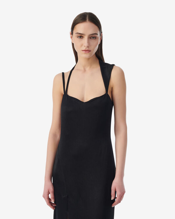 Iro ROBE LONGUE ASYMÉTRIQUE BLA01