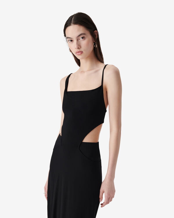 Iro ROBE LONGUE COL CARRÉ BLA01