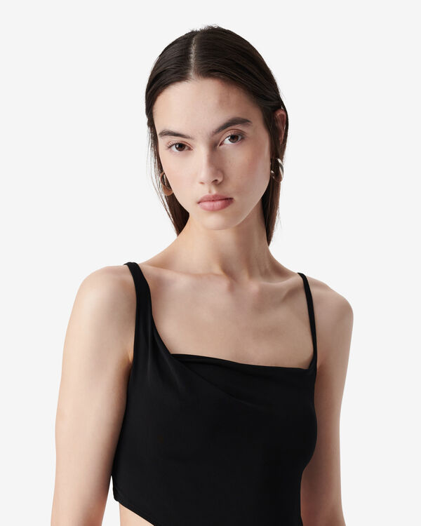 Iro ROBE LONGUE COL CARRÉ BLA01