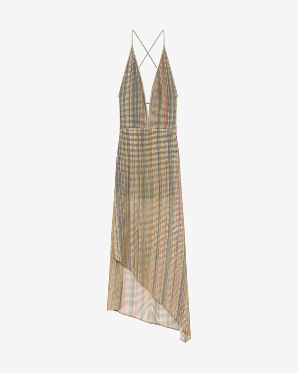 iro ROBE LONGUE COL V MUL01