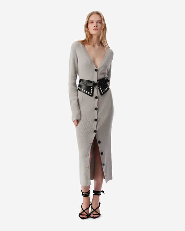 Iro ROBE LONGUE CÔTELÉE BLA01