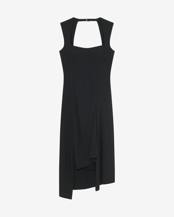 iro ROBE MIDI ASYMÉTRIQUE BLA01