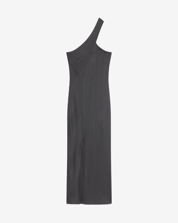 iro ROBE MIDI ASYMÉTRIQUE GRY36