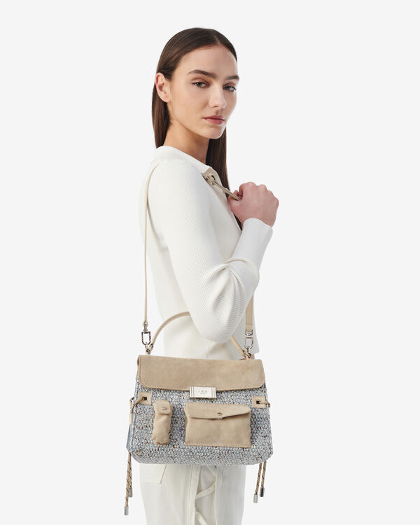 Iro SAC BANDOULIÈRE EN RAPHIA BLV43