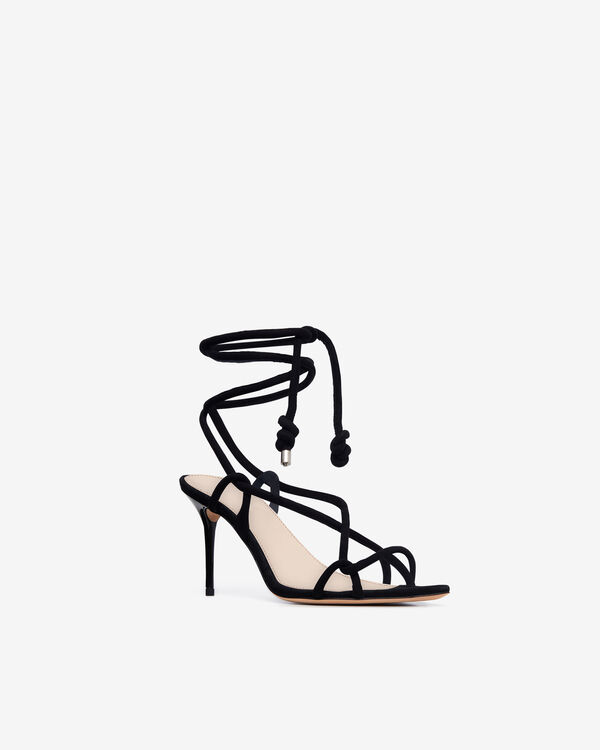 Iro SANDALES À TALONS SUÈDE BLA01