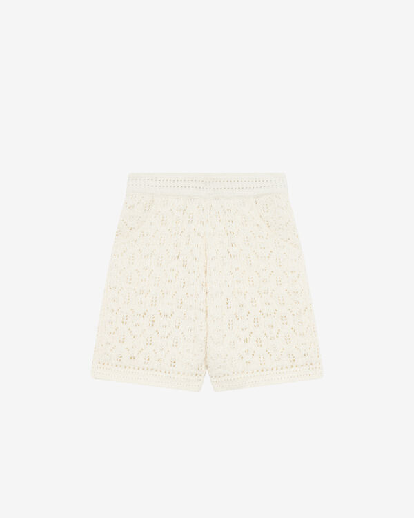 iro SHORT EN CROCHET WHI01