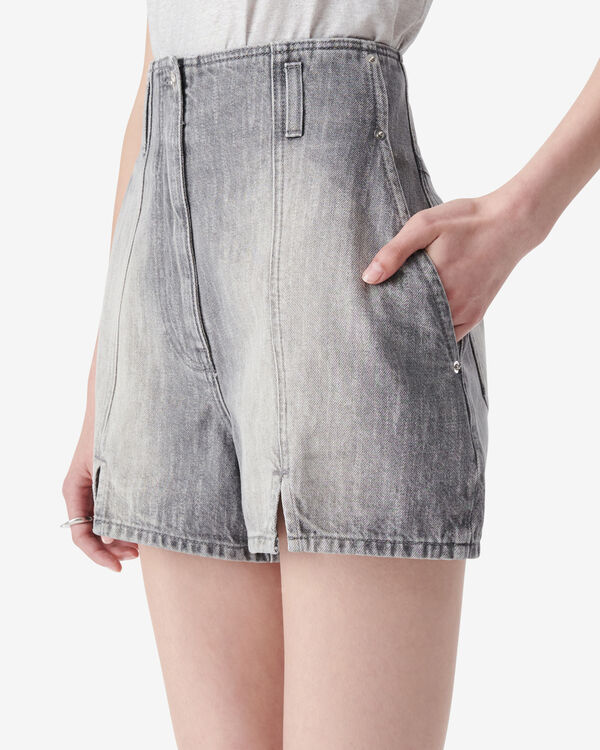 Iro SHORT EN DENIM GRY49