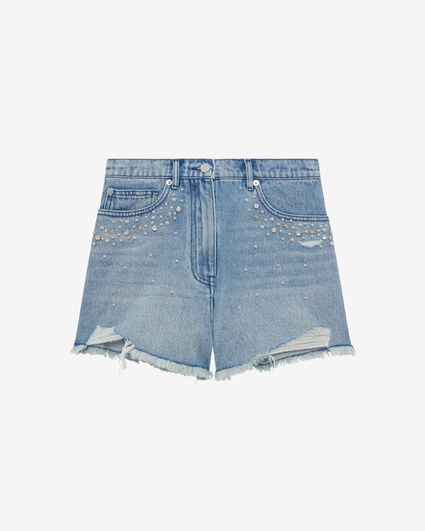 iro SHORT EN JEAN BLU47