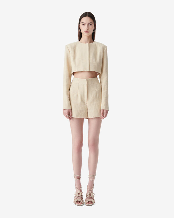 Iro SHORT EN TWEED BEI04