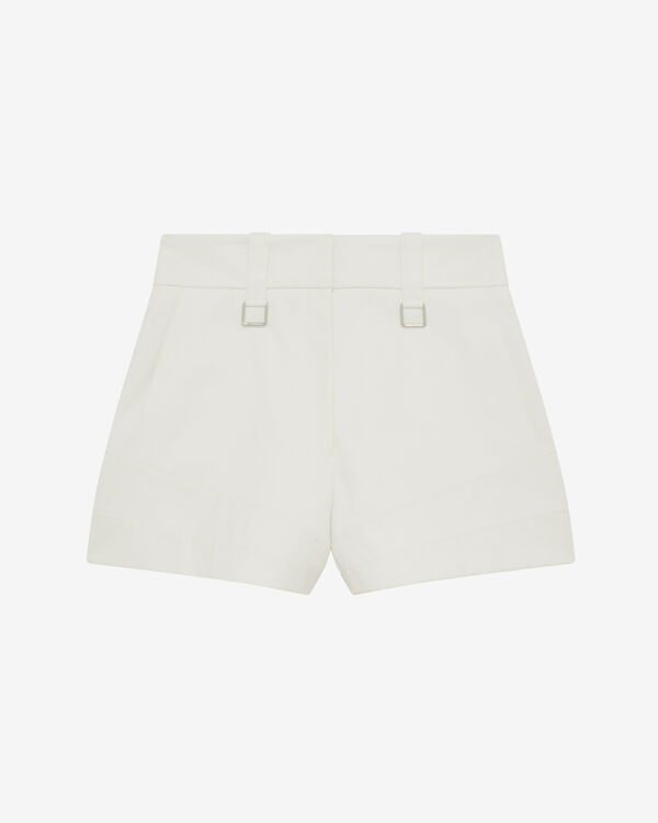 iro SHORT TAILLE HAUTE À DÉCOUPES WHI02