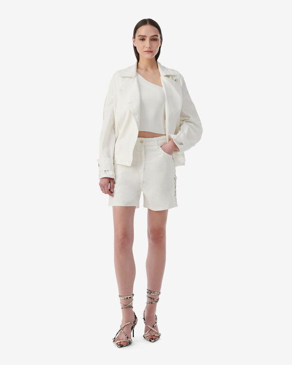 Iro SHORT TAILLE HAUTE BLA01