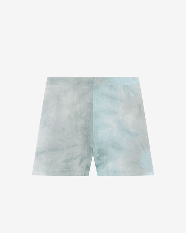 iro SHORT TIE AND DYE BLU01