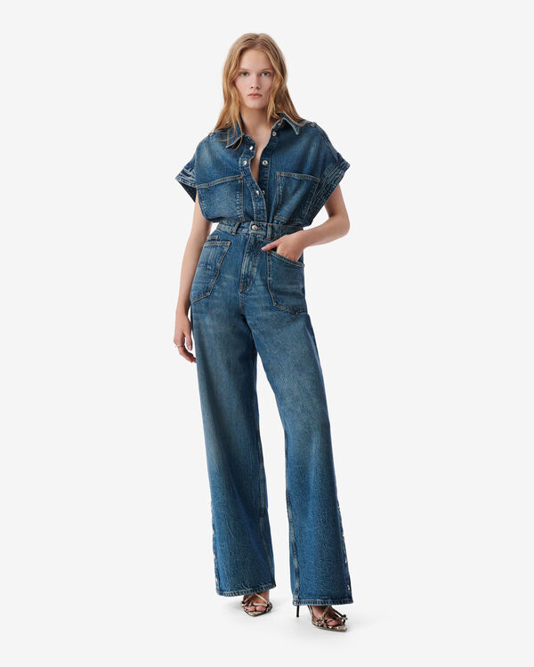 Iro SURCHEMISE EN DENIM BLU03