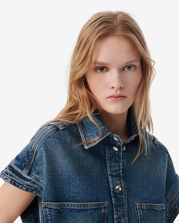 Iro SURCHEMISE EN DENIM BLU03