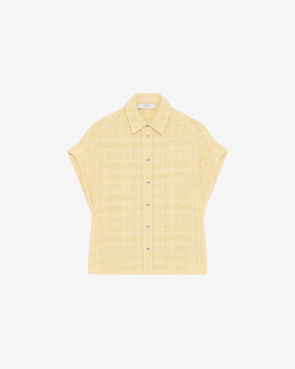 iro SURCHEMISE EN TWEED YEL02