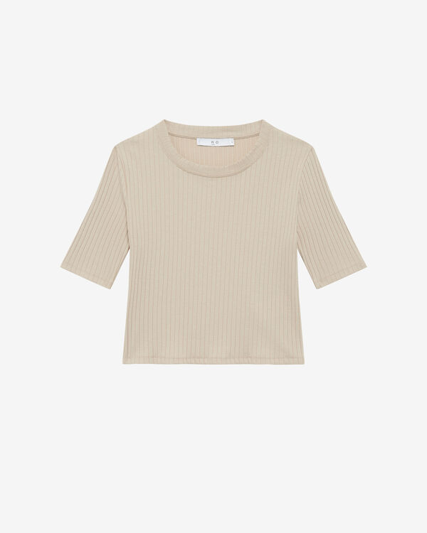 iro T-SHIRT CÔTELÉ BRO17