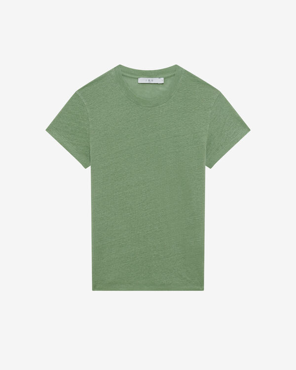 iro T-SHIRT EN LIN COL ROND GRE62