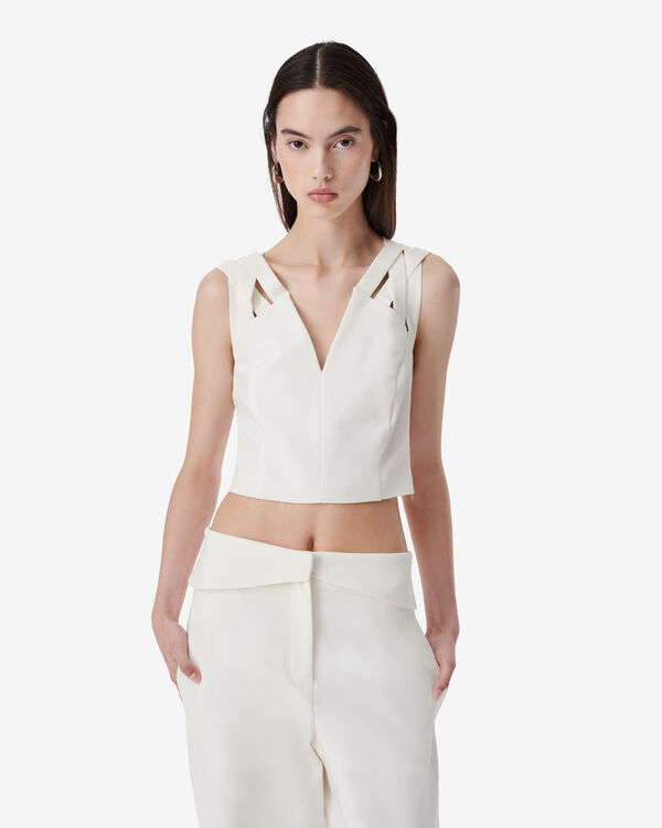Iro TOP À BRETELLES CROISÉES WHI02