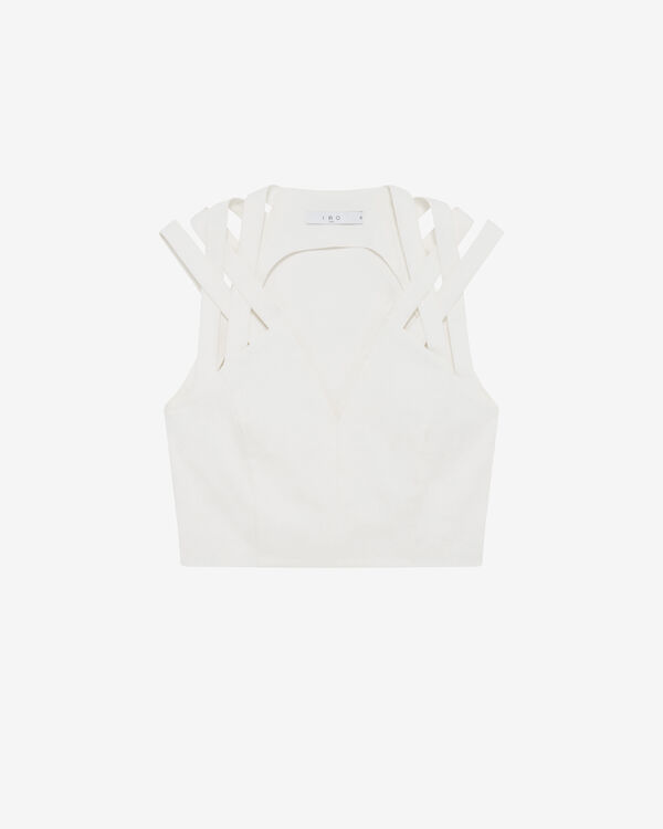 iro TOP À BRETELLES CROISÉES WHI02