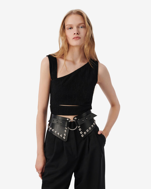 Iro TOP ASYMÉTRIQUE BLA01