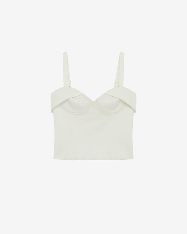 iro TOP BUSTIER WHI01