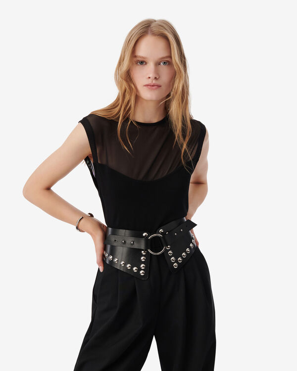 Iro TOP COL ROND BLA01