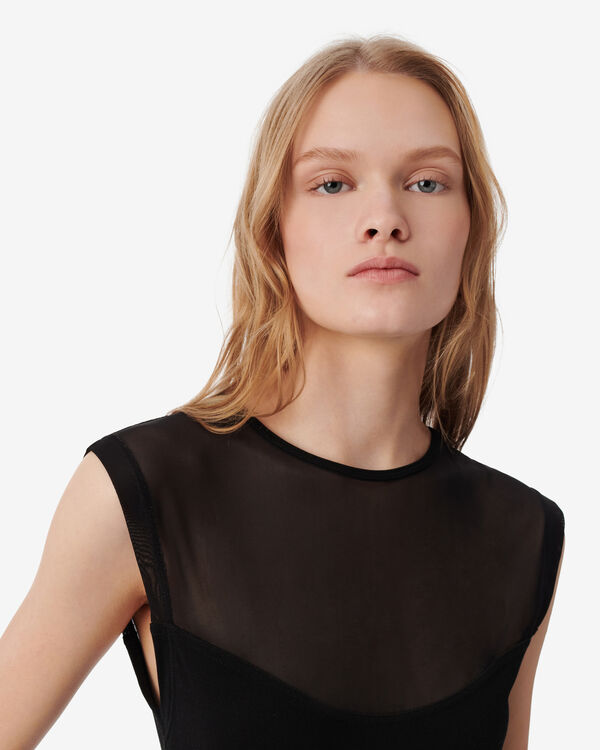 Iro TOP COL ROND BLA01