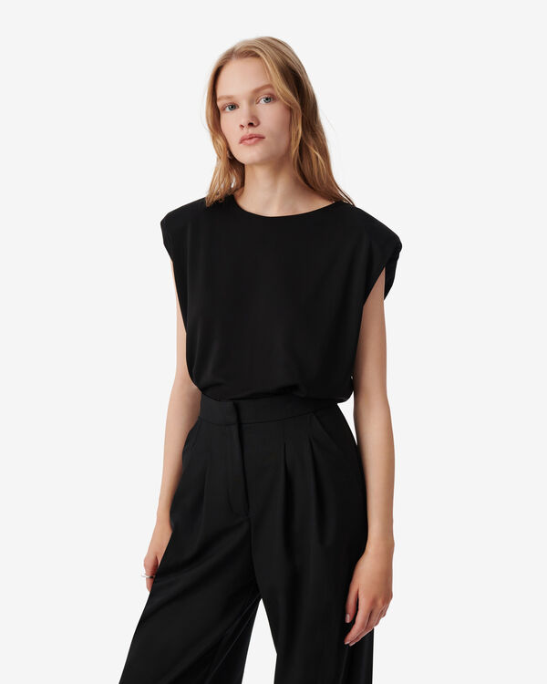 Iro TOP COL ROND BLA01