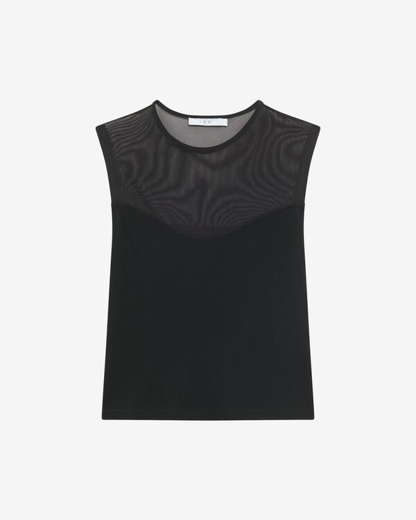 iro TOP COL ROND BLA01