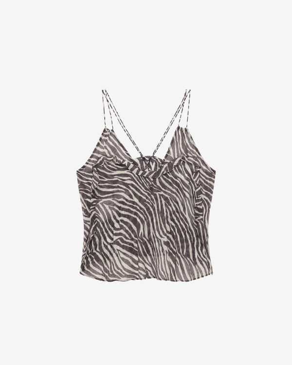 iro TOP COL V À IMPRIMÉ BRO21