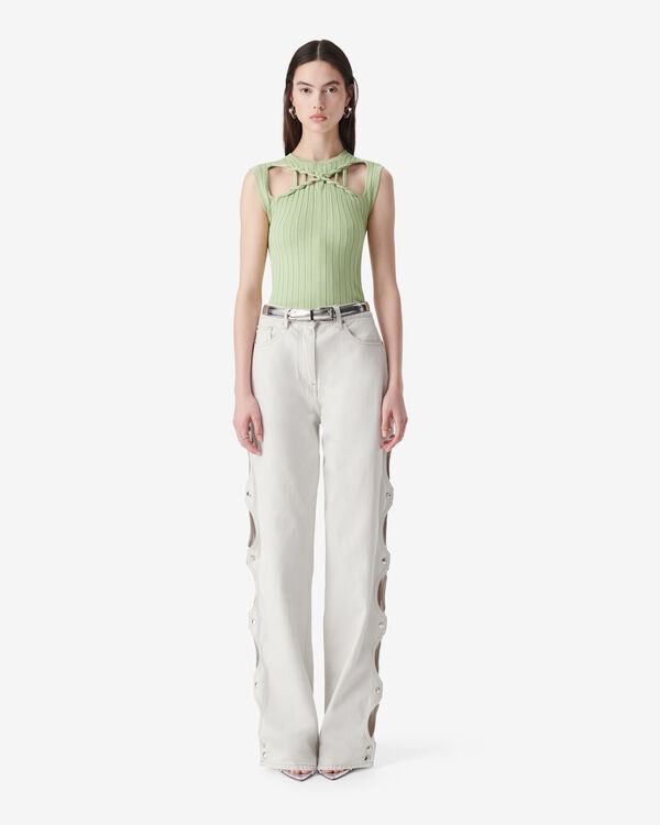 Iro TOP CÔTELÉ COL ROND GRE62