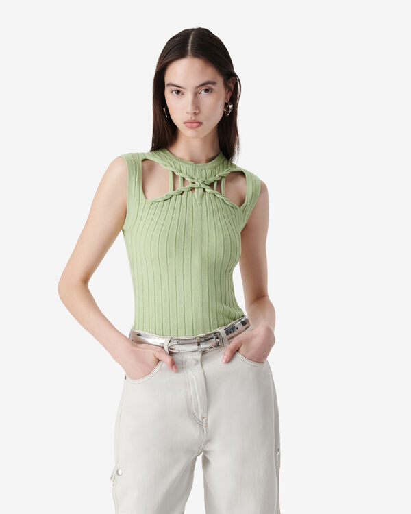 Iro TOP CÔTELÉ COL ROND GRE62