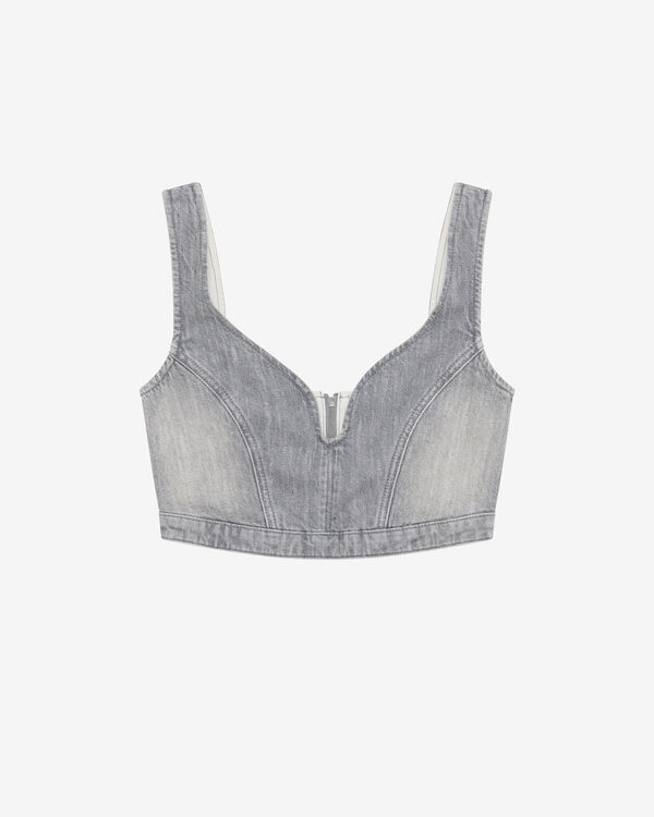 iro TOP COURT EN DENIM GRY49