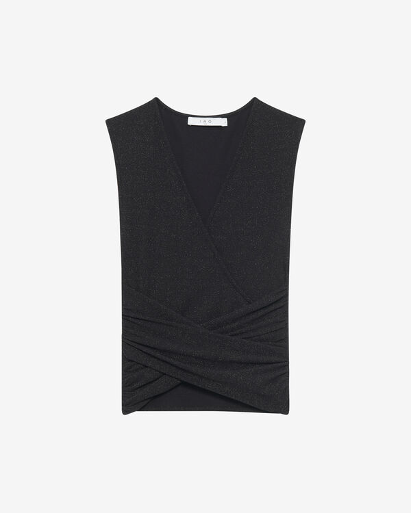 iro TOP DRAPÉ LUREX BEI69